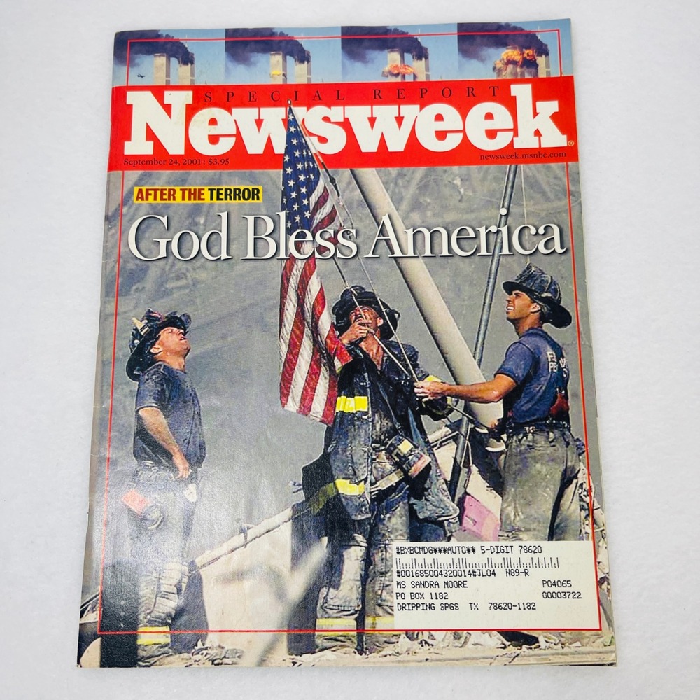 Newsweek September 24 2001 Special Report 9/11 God Bless America Magazine